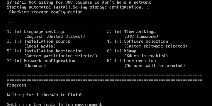 Anaconda unattended install