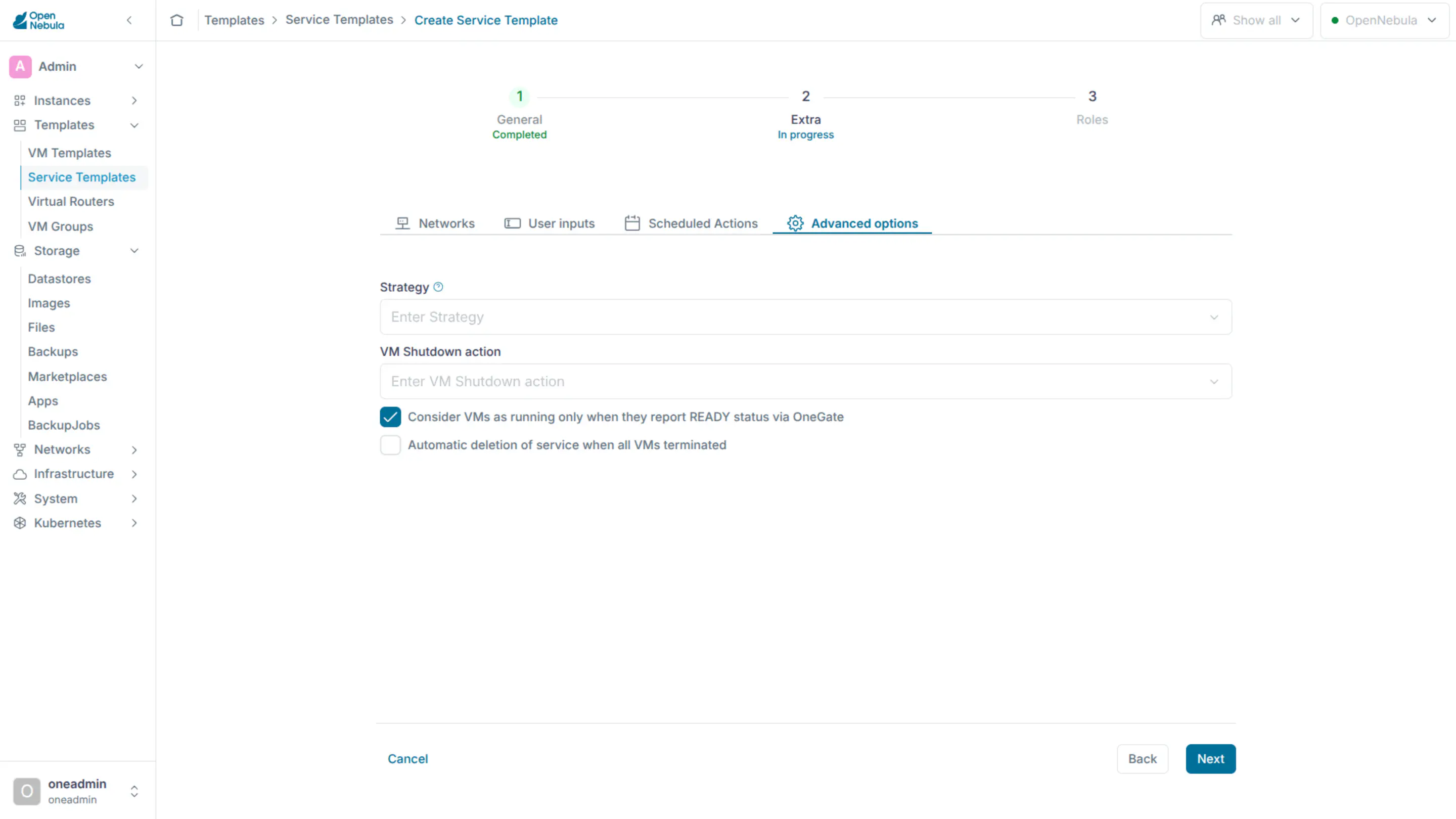 OneFlow Ready Status