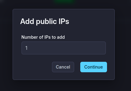 Managing IPs