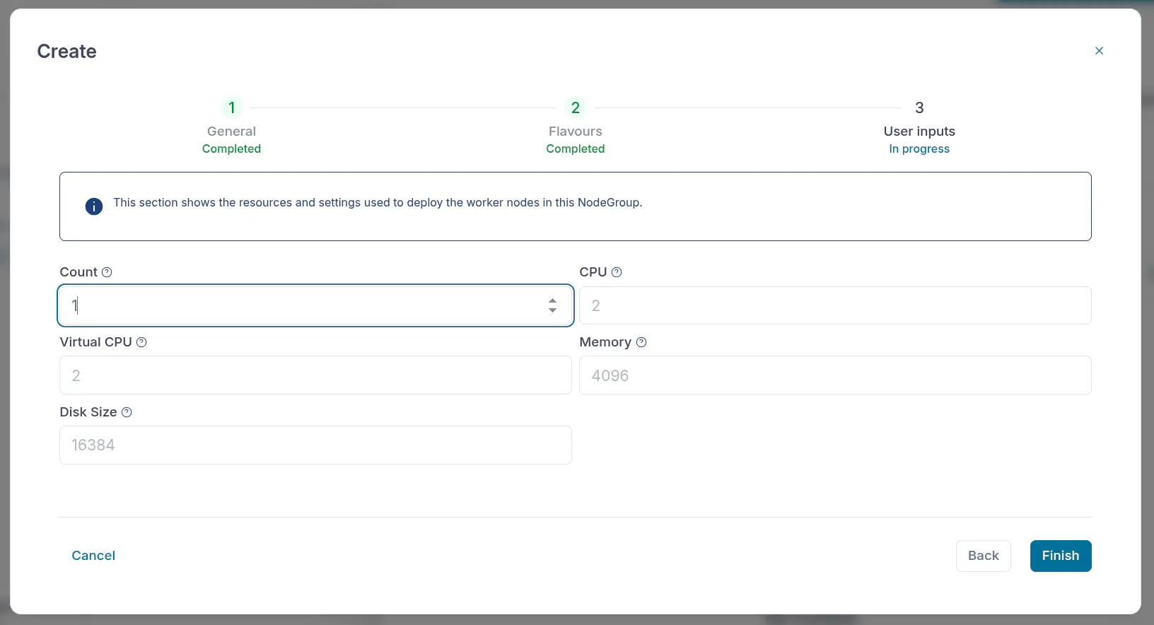 OneKS create K8s Cluster choose k8s version