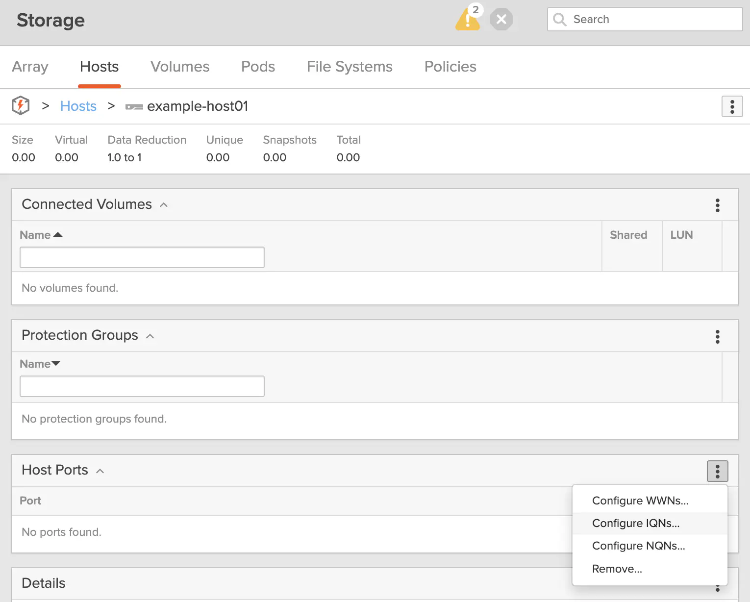 PureStorage Add Hostgroup