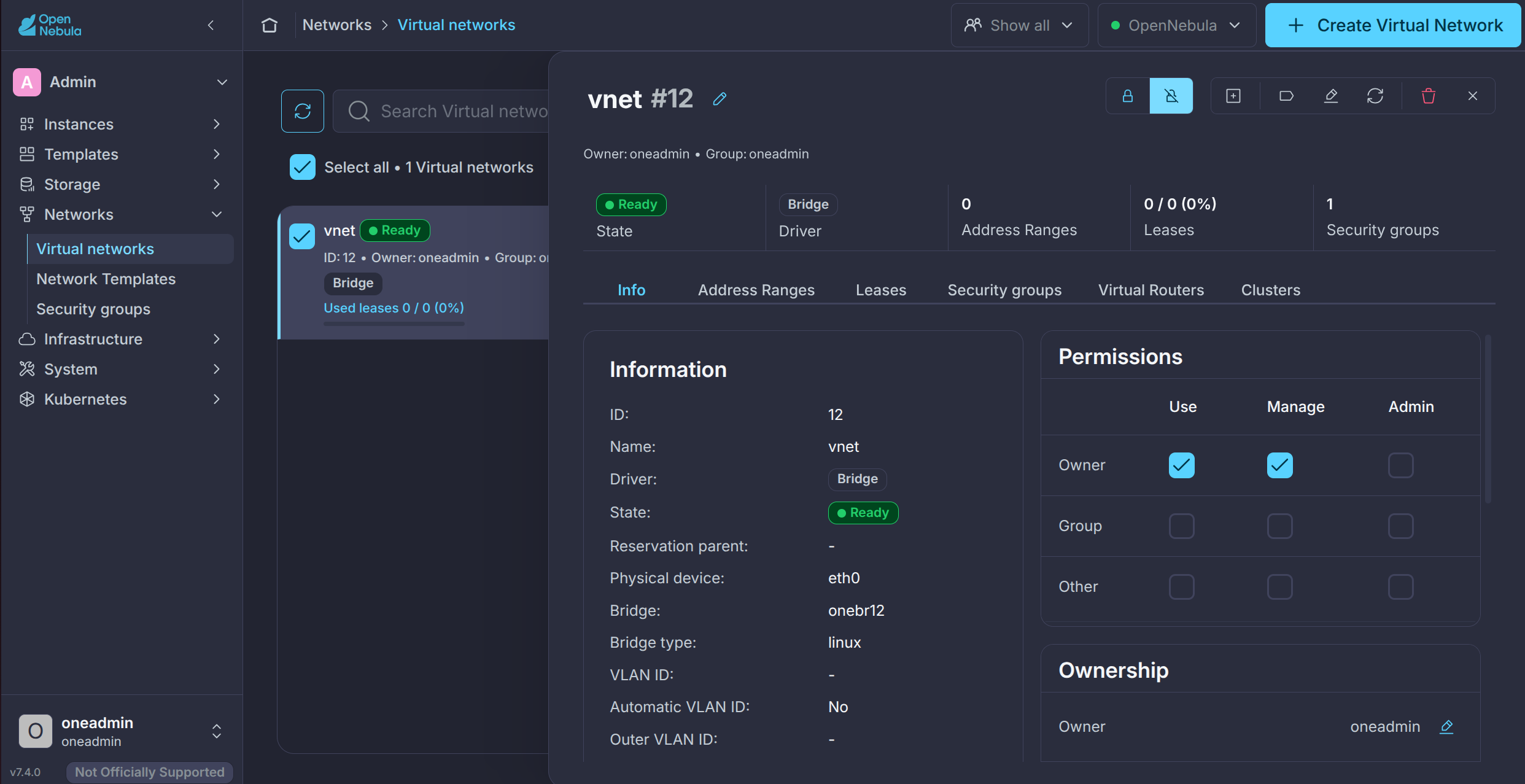 Sunstone Virtual Networks