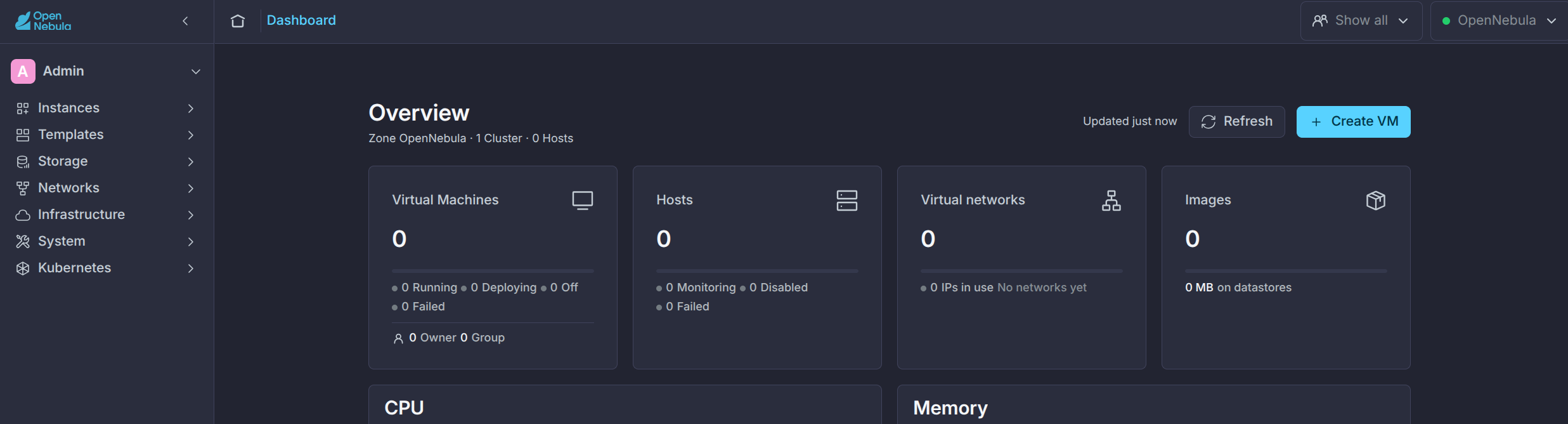 Sunstone dashboard