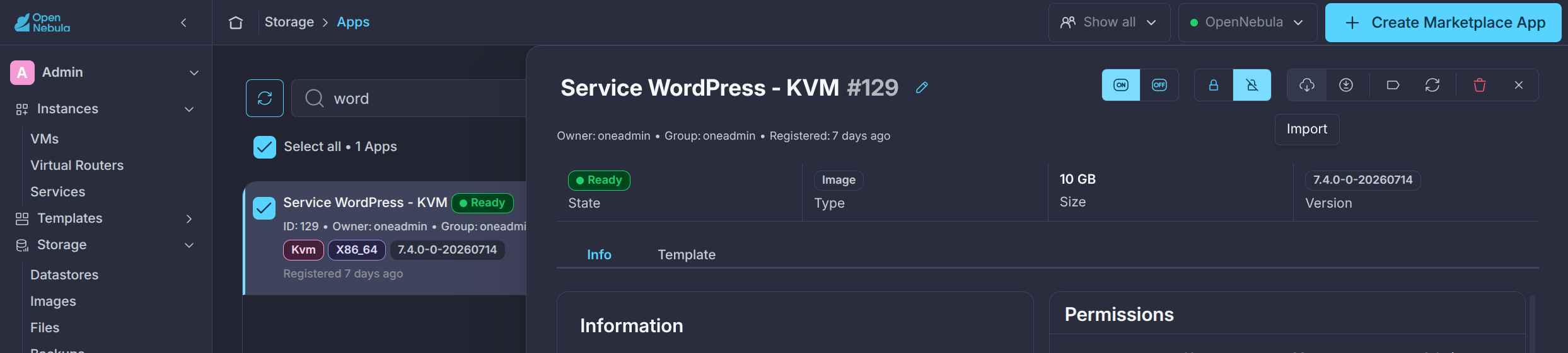 Sunstone Import Wordpress