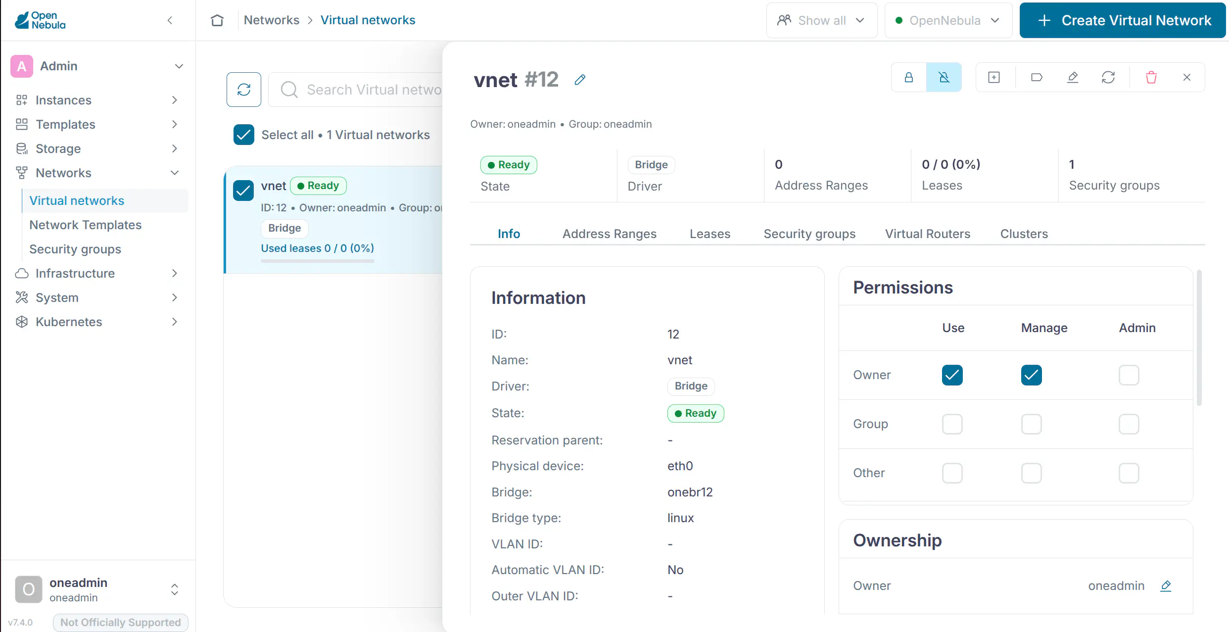 Sunstone Virtual Networks