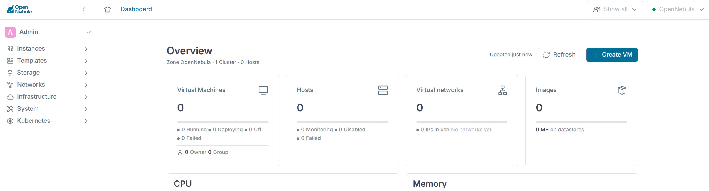 Sunstone dashboard