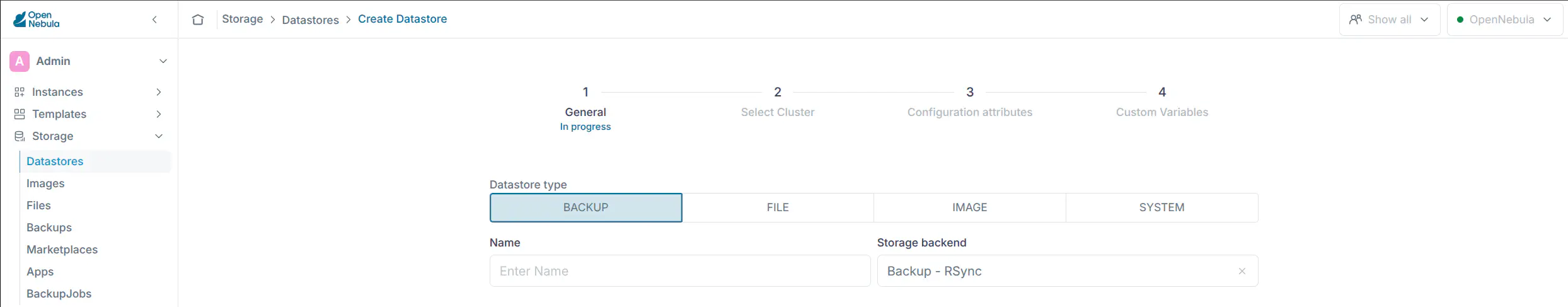 Create Rsync Backup