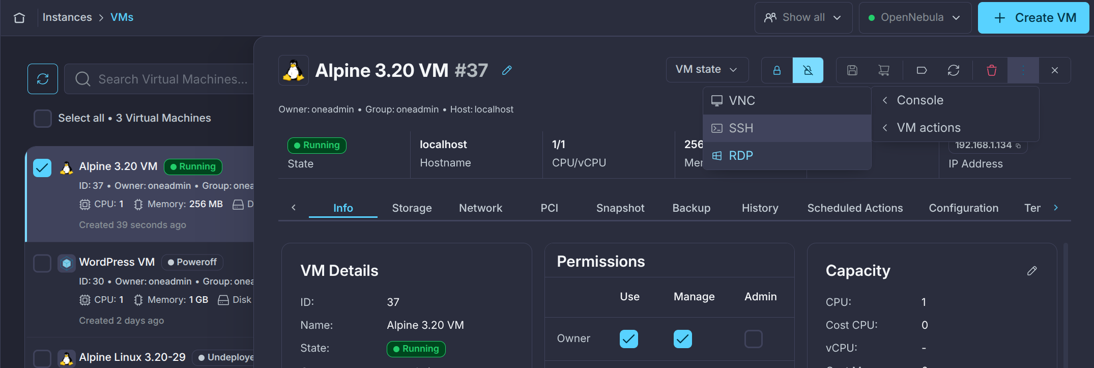 VM Instance RDP