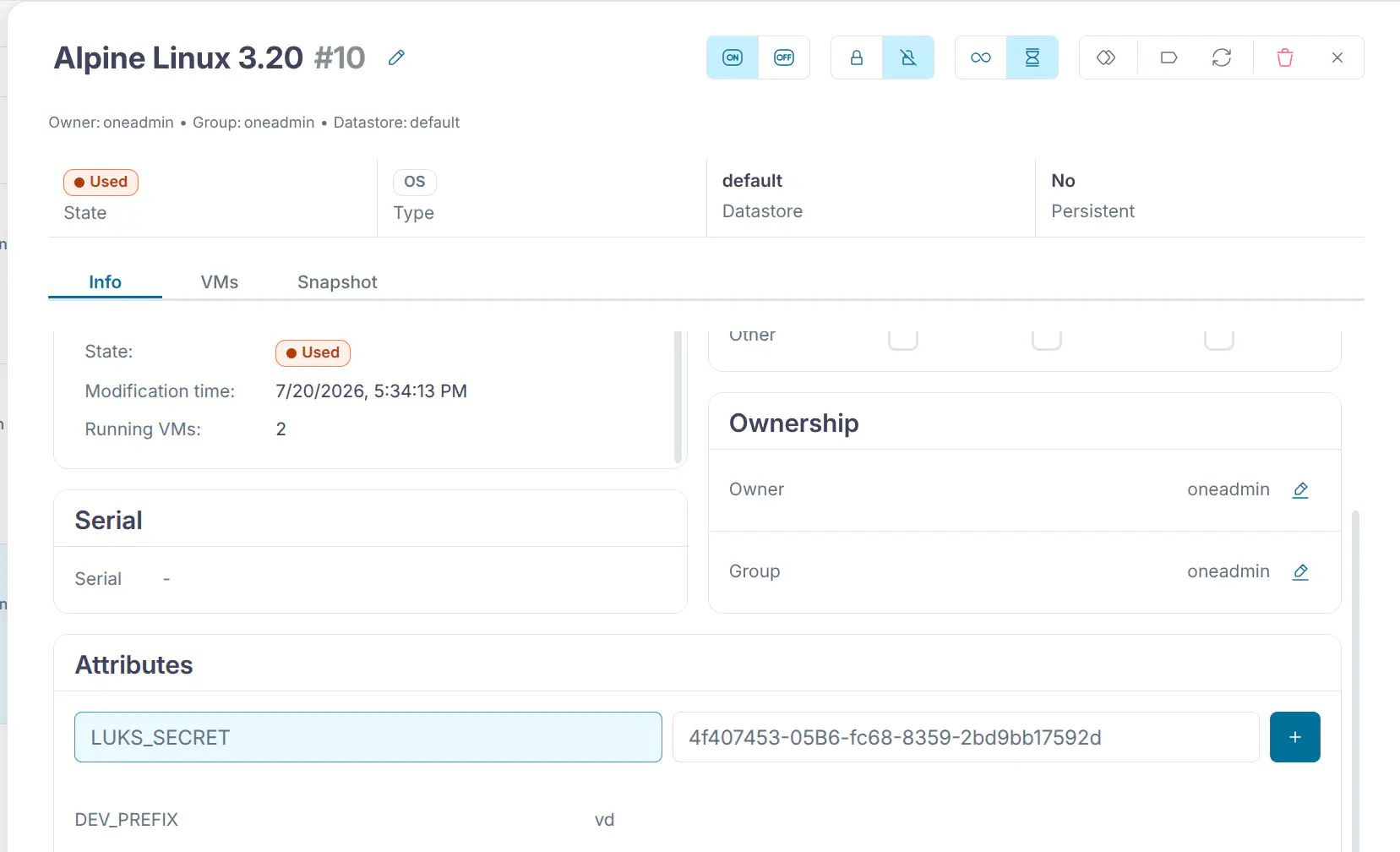 VM Instance Security Groups
