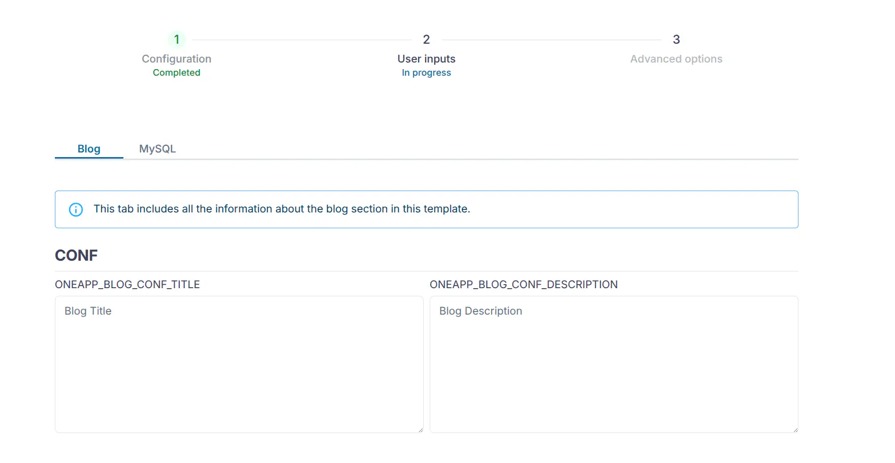 VM Template User Inputs Metadata
