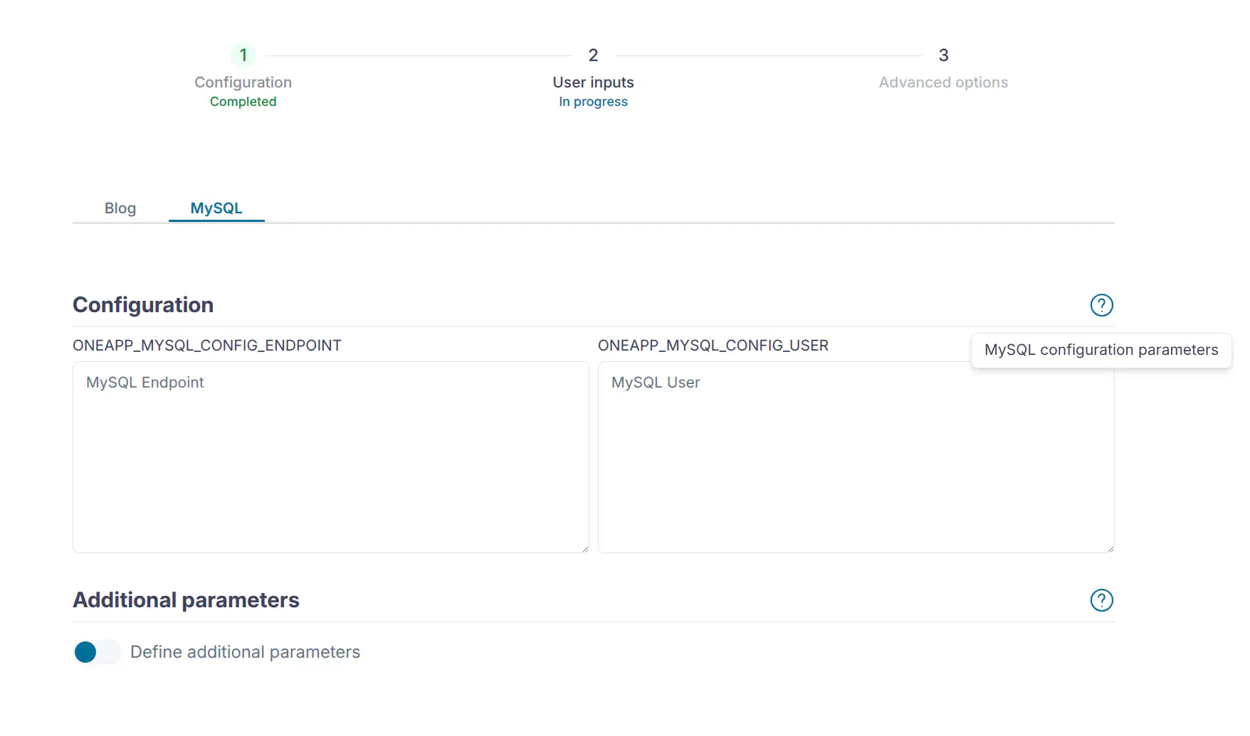 VM Template User Inputs Metadata