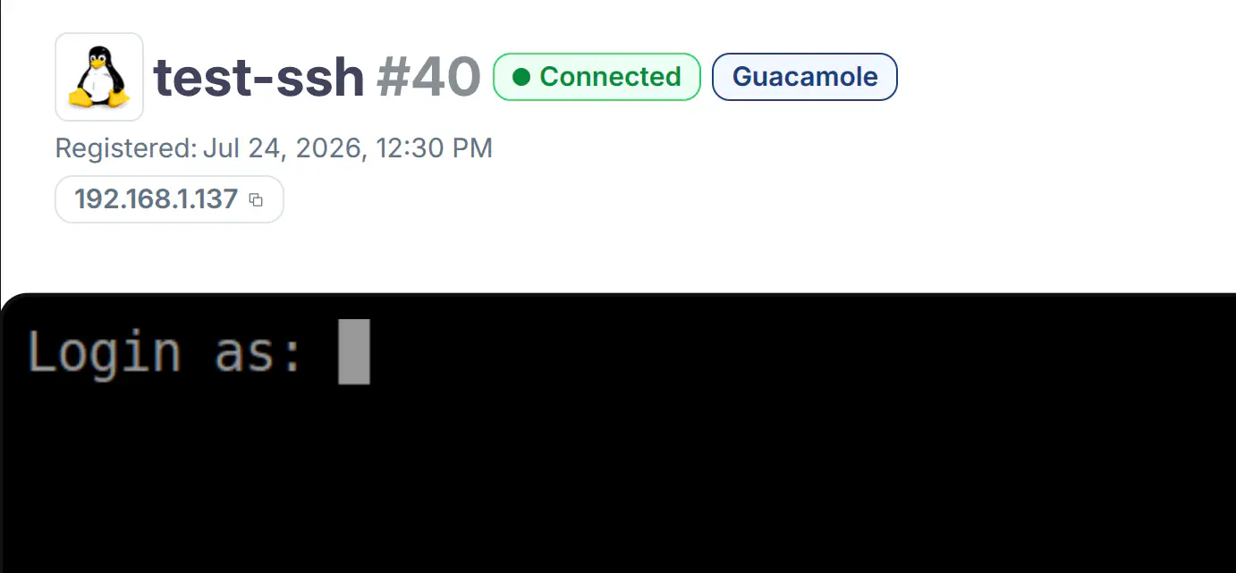 VM Instance SSH console